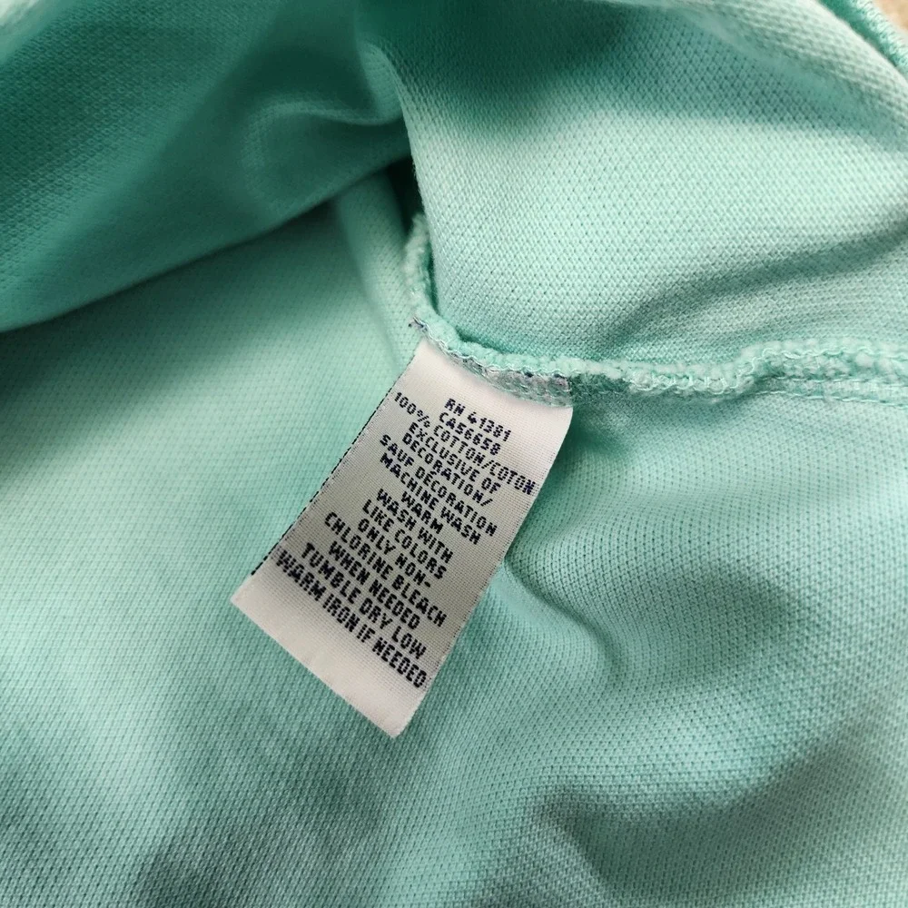 Polo‎ Ralph Lauren Shirt Men 2XLT Polo Iconic Mesh Cotton Green Wealth Luxury